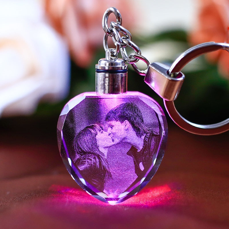 Personalized Valentines Day Keychain