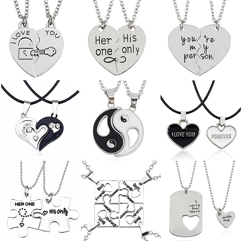 Couples & Friendship Pendant Necklaces